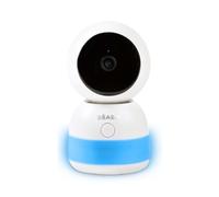 BEABA - Videocamera aggiuntiva per bambini, rotazione a 360°, app mobile, visione notturna, luce notturna multicolore, walkie-talkie, ninna nanna, controllo temperatura e umidità, luce notturna zen