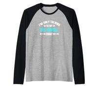 Beabulls Buggle I'm Only Talking To My Beabull Today Maglia con Maniche Raglan