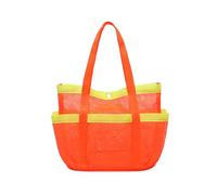 Beach Bag - Large Rete Pieghevole Borsa da Spiaggia Grande & Borsa Tote in Rete Pieghevole, Foldable Mesh Tote for Beach Days (#3, 110g)