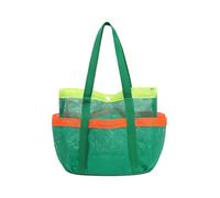 Beach Bag - Large Rete Pieghevole Borsa da Spiaggia Grande & Borsa Tote in Rete Pieghevole, Foldable Mesh Tote for Beach Days (#6, 110g)