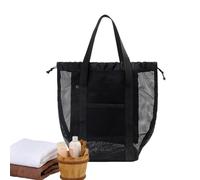 Beach Bag - Zippered Swim Bag | Toy Organizer Beach Handbag Shoulder Bags Tote Bags for Women Men for Beachs Travel Toy Storage Lightweight Swimming Pool