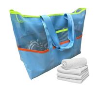 Beach Bags for Women, Summer Tote, Waterproof Shoulder Handbag, Lightweight Carry On, for Travel, Work, Gym, Pool, Holiday, School, Grocery, Towels, Shoes, Shopping