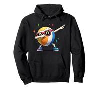 Beach Ball Dab Funny Summer Volleyball Sports Design Felpa con Cappuccio