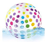 Beach Balls, Inflatable 16-Inch Toy, Wear-Resistant Outdoor Ball, Lightweight Portable Play Ball for Team Sports, Party, Pool, School Training, Backyard, Park, Grass, 16 pollici