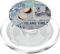 Beach Blue Collage Coast Cute PopSockets PopGrip per MagSafe