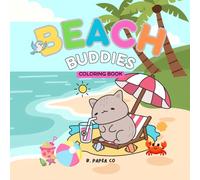 BEACH BUDDIES: Bold and Easy coloring book for kids