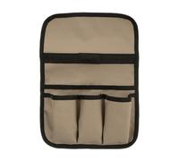 Beach Chair Armrest Bag, Double-Layer Camping Storage Bag Organizer, Lawn Cup Holder Side for Books Beverage Bottles