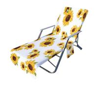 Beach Chair Cover - Microfiber 82.68 Inches Quick Dry Lounge Towel