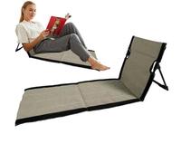 Beach Chair, Foldable Beach Chair, Beach Chairs Low Folding Lightweight, Outdoor Camping Backrest Cushion Aluminum Alloy Folding Beach Chair, Ultra-light Backrest Fishing Chair Simple Beach Chair