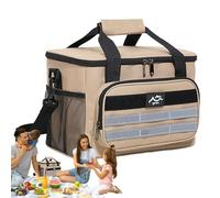 Beach Cooler, scatola per pranzo isolata, Catering Transport Box, Lightweight Waterproof Multi Compartment Food Storage Tote for Camping Picnic Travel Adventures, 7,28 pollici