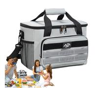 Beach Cooler, scatola per pranzo isolata, Catering Transport Box, Lightweight Waterproof Multi Compartment Food Storage Tote for Camping Picnic Travel Adventures, 7,28 pollici