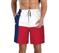 Beach Costume da Bagno Flag of Texas Print Beach Shorts Classics Surf Pantaloncini per Nuoto Surf Estate L