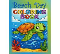 Beach Day Coloring Book