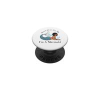 Beach Don't Try Me I'm A Mermaid Funny Black Sirene Donne PopSockets PopGrip Adesivo