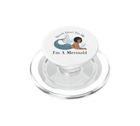 Beach Don't Try Me I'm A Mermaid Funny Black Sirene Donne PopSockets PopGrip per MagSafe