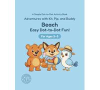 Beach: Easy Dot-to-Dot Fun!: A Simple Dot-to-Dot Activity Book for Ages 3-5