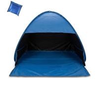 Beach Face Shade Mini Canopy for Outdoors | Extended Pop Up Tent (Blue)