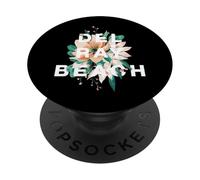 Beach Florida Floral Design Delray Il Villaggio dal Mare FL PopSockets PopGrip Adesivo