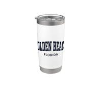 Beach Florida Vintage Bicchiere termico in acciaio inox doppia parete
