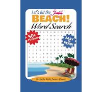 Beach Fun Word Search Puzzle Book: Word Searches with Easy to Read Print about the Beach, Ocean, Summer and More | 6X9 Inches, 110 Pages | 50+ Puzzles...Gift for Vacations, Holidays and Free Times.