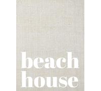 Beach House: Cream Linen Hardcover Guest Book | 375 Pages
