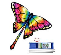 Beach Kite | 38,5 In Large Animal Kite with Handle and 328Ft String | Portable Outdoor Flying Toy for Kids Adolescenti Adulti Friends Travel Park Yard Garden Fun Ricreation