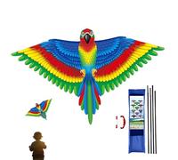 Beach Kite | 38,5 In Large Animal Kite with Handle and 328Ft String | Portable Outdoor Flying Toy for Kids Adolescenti Adulti Friends Travel Park Yard Garden Fun Ricreation