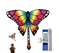 Beach Kite | 38.5In Large Animal Kite with Handle and 328Ft String | Portable Outdoor Flying Toy for Kids Teens Adults Friends Travel Park Yard Garden Fun Recreation
