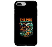 Beach Life The Pier Huntington Beach Vintage Uomo Surfs Up Custodia per iPhone 7 Plus/8 Plus
