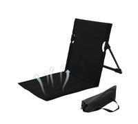 Beach Lounge Recliner - Sedia da viaggio pieghevole compatta, lettino regolabile leggero | Sedia da spiaggia pieghevole, sedia da giardino all'aperto con supporto posteriore, facile trasporto per le