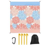 Beach Mat Outdoor Camping Rug, Portable Sandproof Picnic Blanket Foldable