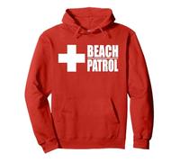 Beach Patrol Life Guard Salvataggio Surf Felpa con Cappuccio