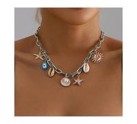 Beach pendant women's casual star shell sun element light luxury high-end necklace, a gift for girls