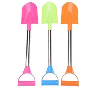 Beach Sand Toys for Kids - 3 Pcs Beach Shovels Seaside Sand Plastic Spade Beach Game Tools Children Holiday Gift Toytoys for Boys And Girls 3-6 Years
