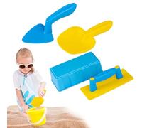 Beach Sand Toys, Snow Building Set, Shovel and Mold Tool Kit, Castle Building Toy, Outdoor Games for Kids, Toddler, Summer Camping, Travel, Backyard Fun, 7.68 inches