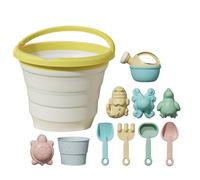 Beach Sand Toys - Travel Sand Toys | Digging Game With Folding Fruit Bucket For Kids Ages 3+, Outdoor Activity For Beach Backyard Camping Swimming Pool Holiday Vacation Trips