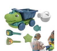 Beach Sandbox Toys - Set di Animali, Strumenti Dinosauri | Lisa portatile con un Mini camion ribaltabile Utilizzato per un gioco creativo all'aperto, lo sviluppo