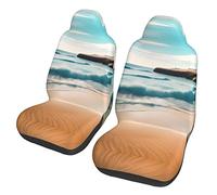 Beach Scenery Dua Sarung JOK Mobil,*, Sarung JOK Mobil Depan, Cocok Per Sebagian Besar Mobil, SUV, Camion, Furgone, Dll.
