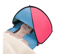 Beach Tent, Face Head Shade Canopy, 80x65x55cm/31.5x25.59x21.65 Inches Uv Protection Laptop Shelter for Camping Garden Picnic Hiking Fishing Outdoor Use Polyester + Iron