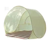 Beach Tent Shelter, Portable Foldable Canopy, Mesh Ventilation Design, Instant Pop-Up Setup, Sun Shade Protection for Camping, Picnic, Poolside Use, 57.09x57.09x43.31 inches