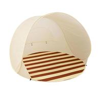 Beach Tent Sun Shelter - 3 Person Portable Sunshade with UV Protection | Waterproof Foldable Canopy for Camping, Travel, and Hiking | 57-Inch Instant Easy Setup Tent Summer Park Family Outings