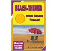 Beach-Themed Word Search Puzzle Book: Word Search Puzzles with Easy to Read Print about Beach, Marine-life, Beach days and More | 6x9 Inches, 120 ... … Gift for Vacation, Holidays, and Relaxation