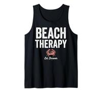 Beach Therapy Crab Ocean Summer Vacation Canotta