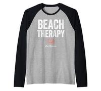 Beach Therapy Crab Ocean Summer Vacation Maglia con Maniche Raglan