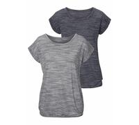 BEACH TIME Maglietta grigio sfumato / nero sfumato Donna BEACH TIME L