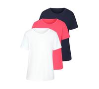 BEACH TIME Maglietta rosa / nero / bianco Donna BEACH TIME XS-S