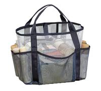 Beach Tote Pool Bag - Lightweight Mesh Travel Tote Organizer | Multi-Pocket Portable Beach Handbag For Swimsuits, Towels, Sunglasses & Hats | Large 42x18x28cm, Holds Vacation Essentials For Women, Out