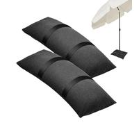 Beach Umbrella Base Weight Bag - 2 pezzi Outdoor Umbrella Base Weights, Windproof Fillable Saddlebag | Heavy Duty Sandbag for Outdoor Patio Furniture, Tent, Canopy, Campeggio, Chair, Picnic