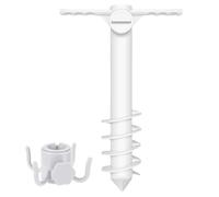 Beach Umbrella Holder, Umbrella Stand Base, Outdoor Ground , Rust Resistant Build, Quick Setup, Easy Screw-In Design, Stable Grip, Picnic, Poolside Use, Standard Fit