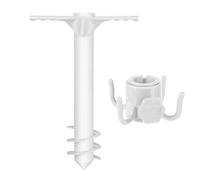 Beach Umbrella Stakes, Heavy-Duty Sand Stake, Rustproof Parasol Base, Secure Holder for Stormy Days, for Garden, Camping Poolside Courtyard, Fishing, Seaside Trips